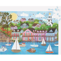 GALISON Puzzle Prístav pri mori 1000 dielikov
