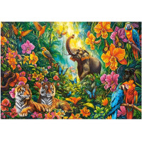 CASTORLAND Puzzle Rozkvitnutá džungľa 1000 dielikov