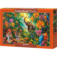 CASTORLAND Puzzle Rozkvitnutá džungľa 1000 dielikov