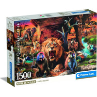 CLEMENTONI Puzzle Schôdza zvierat 1500 dielikov