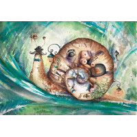 MAGNOLIA Puzzle Slimák 1000 dielikov