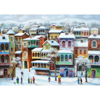 MAGNOLIA Puzzle Sneh v starom Tbilisi 1000 dielikov