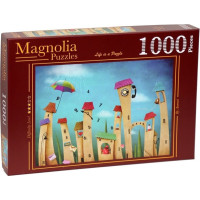MAGNOLIA Puzzle Tancujúce mesto 1000 dielikov