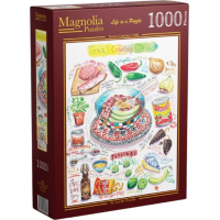 MAGNOLIA Puzzle Texaské kovbojské chilli 1000 dielikov