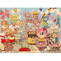 RAVENSBURGER Puzzle Ulička zázrakov 500 dielikov