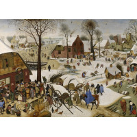 GRAFIKA Puzzle Flámske príslovia a Sčítanie ľudu v Betleheme 2x500 dielikov
