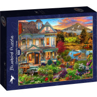 BLUEBIRD Puzzle Záhradný vidiecky dom 500 dielikov