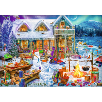 TREFL Puzzle Zimný čas 1000 dielikov