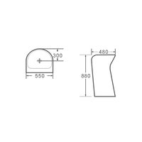 Keramické umývadlo MILENA