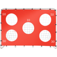 Detská futbalová tréningová bránka 2v1 + podložka na presnosť 215 x 153 x 76 cm