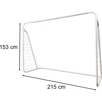 Detská futbalová tréningová bránka 2v1 + podložka na presnosť 215 x 153 x 76 cm