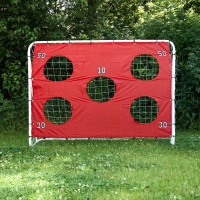 Detská futbalová tréningová bránka 2v1 + podložka na presnosť 215 x 153 x 76 cm
