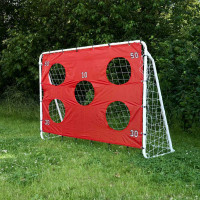 Detská futbalová tréningová bránka 2v1 + podložka na presnosť 215 x 153 x 76 cm