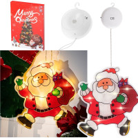Závesné LED svietidlo - Santa s darčekmi