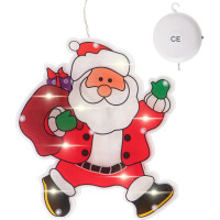Závesné LED svietidlo - Santa s darčekmi