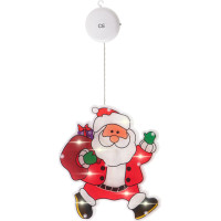 Závesné LED svietidlo - Santa s darčekmi