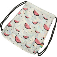 Vak na prezuvky - biely perleťový - melón