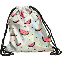 Vak na prezuvky - biely perleťový - melón