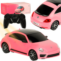 RC auto 1:24 Volkswagen Beetle-UV ružové