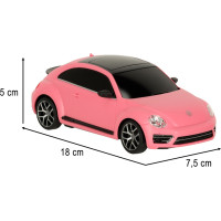 RC auto 1:24 Volkswagen Beetle-UV ružové