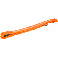 LED svietiace vodítko pre psov 2,5x120 cm - oranžové