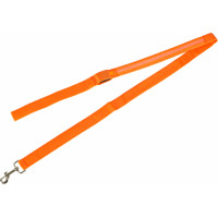 LED svietiace vodítko pre psov 2,5x120 cm - oranžové