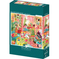 PIECES & PEACE Štvorcové puzzle Hudobná izba s balkónom 1000 dielikov