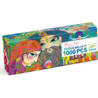 DJECO Panoramatické puzzle Čarovná India 1000 dielikov