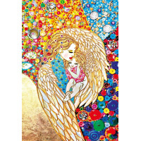 MAGNOLIA Puzzle Anjel s dieťaťom 1000 dielikov