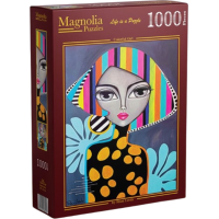 MAGNOLIA Puzzle Farebné dievča 1000 dielikov