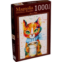 MAGNOLIA Puzzle Farebná mačka 1000 dielikov