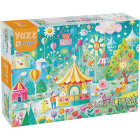 YAZZ Puzzle Farebné mesto 1000 dielikov
