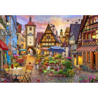 BLUEBIRD Puzzle Bavorské mestečko 1000 dielikov