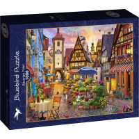 BLUEBIRD Puzzle Bavorské mestečko 1000 dielikov