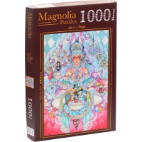 MAGNOLIA Puzzle Biely králik 1000 dielikov