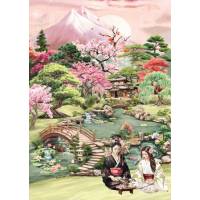 MAGNOLIA Puzzle Čajová záhrada 1000 dielikov