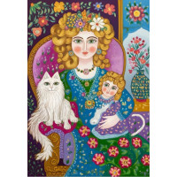 ALIPSON Puzzle Dáma so zlatými vlasmi 1000 dielikov