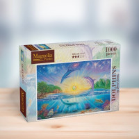MAGNOLIA Puzzle Delfíny 1000 dielikov