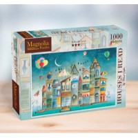 MAGNOLIA Puzzle Domy, o ktorých som čítal 1000 dielikov