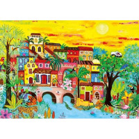 MAGNOLIA Puzzle Domy v lesoch 1000 dielikov