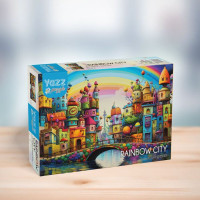 YAZZ Puzzle Dúhové mesto 1000 dielikov