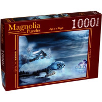 MAGNOLIA Puzzle Dom a korytnačka 1000 dielikov