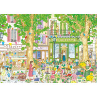 MAGNOLIA Puzzle Francúzska kaviareň 1000 dielikov