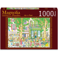 MAGNOLIA Puzzle Francúzska kaviareň 1000 dielikov