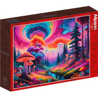 ALIPSON Puzzle Hubový les 1000 dielikov