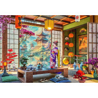 BLUEBIRD Puzzle Japonská čajová miestnosť 1000 dielikov