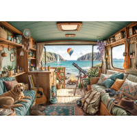 BLUEBIRD Puzzle Kempovanie pri pobreží 1000 dielikov