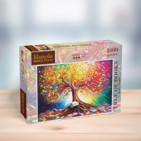 MAGNOLIA Puzzle Knižný strom 1000 dielikov