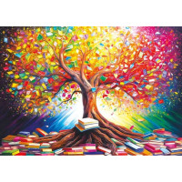 MAGNOLIA Puzzle Knižný strom 1000 dielikov