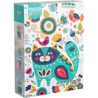 YAZZ Puzzle Mačka a vtáčiky 1000 dielikov